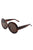 Oversize Circle Fashion Women Round Sunglasses